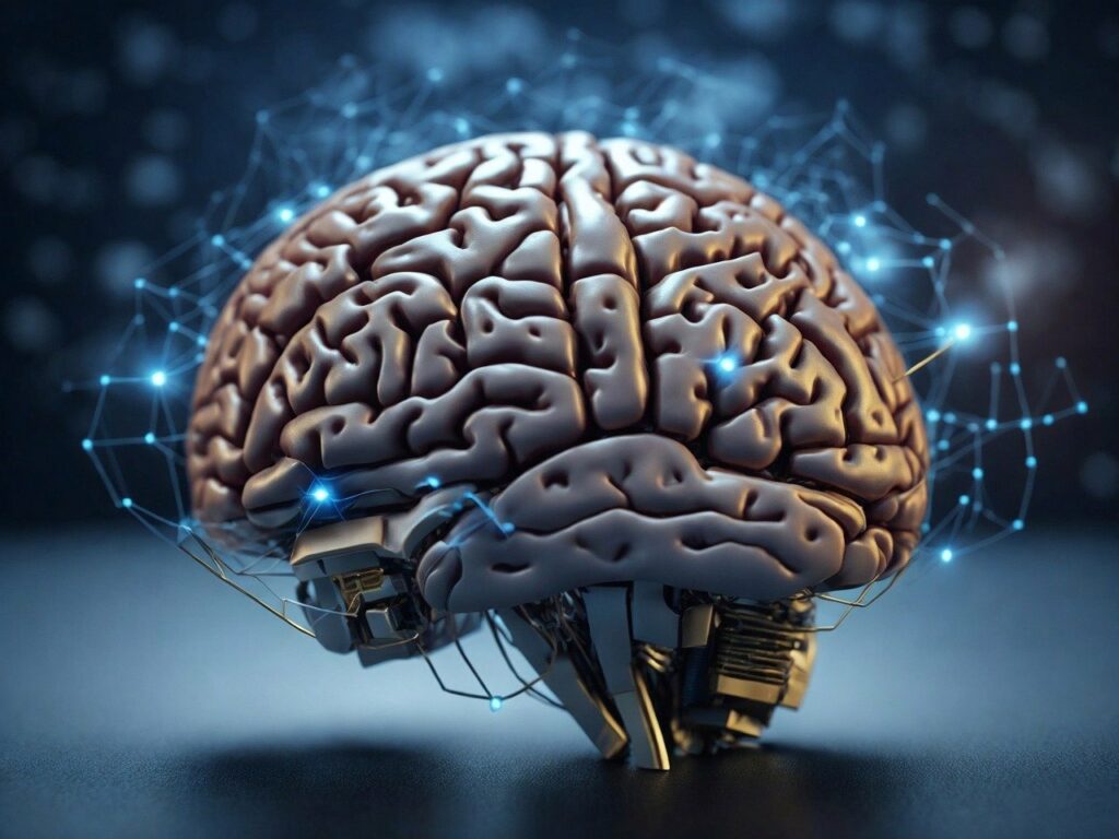 ai generated, brain, cyber